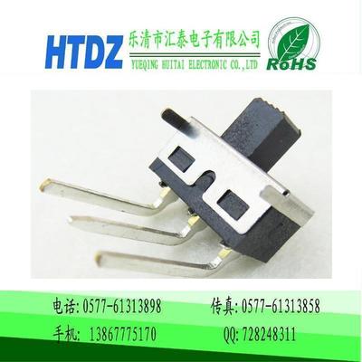 【供應(yīng)拔動開關(guān) 開關(guān) 滑動開關(guān) SS-12D06】價格,廠家,圖片,電工開關(guān),樂清市匯泰電子-